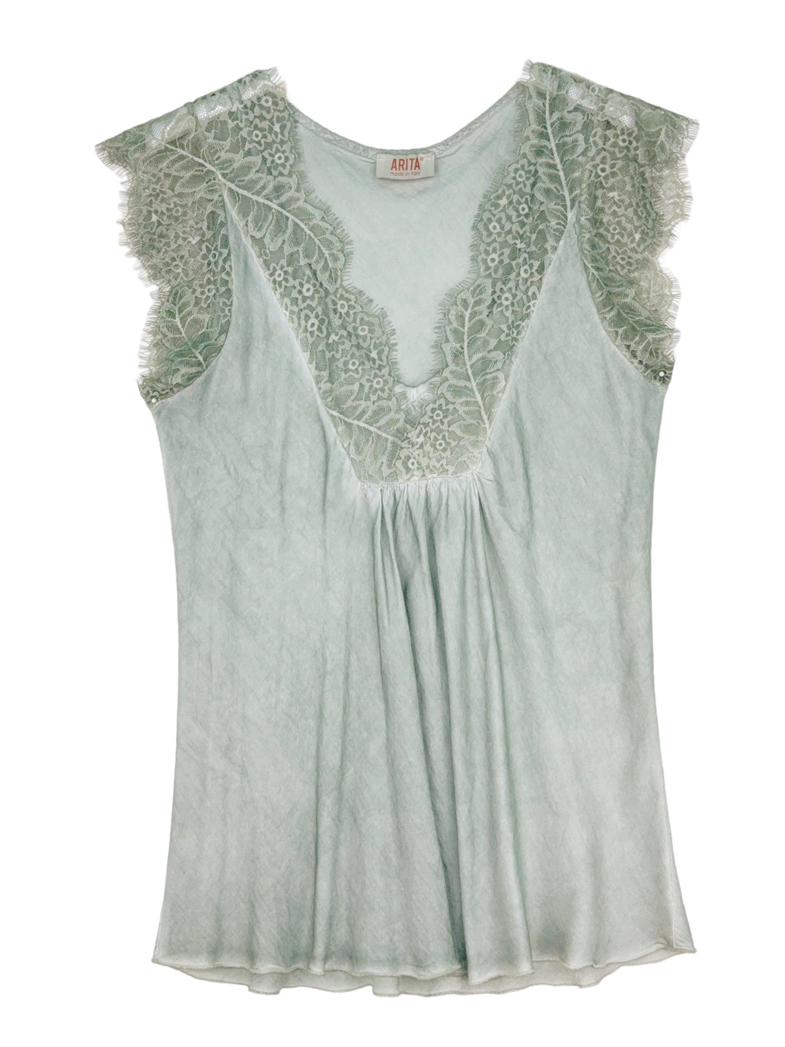 LACE SLEEVES SILK TOUCH LINGERIE