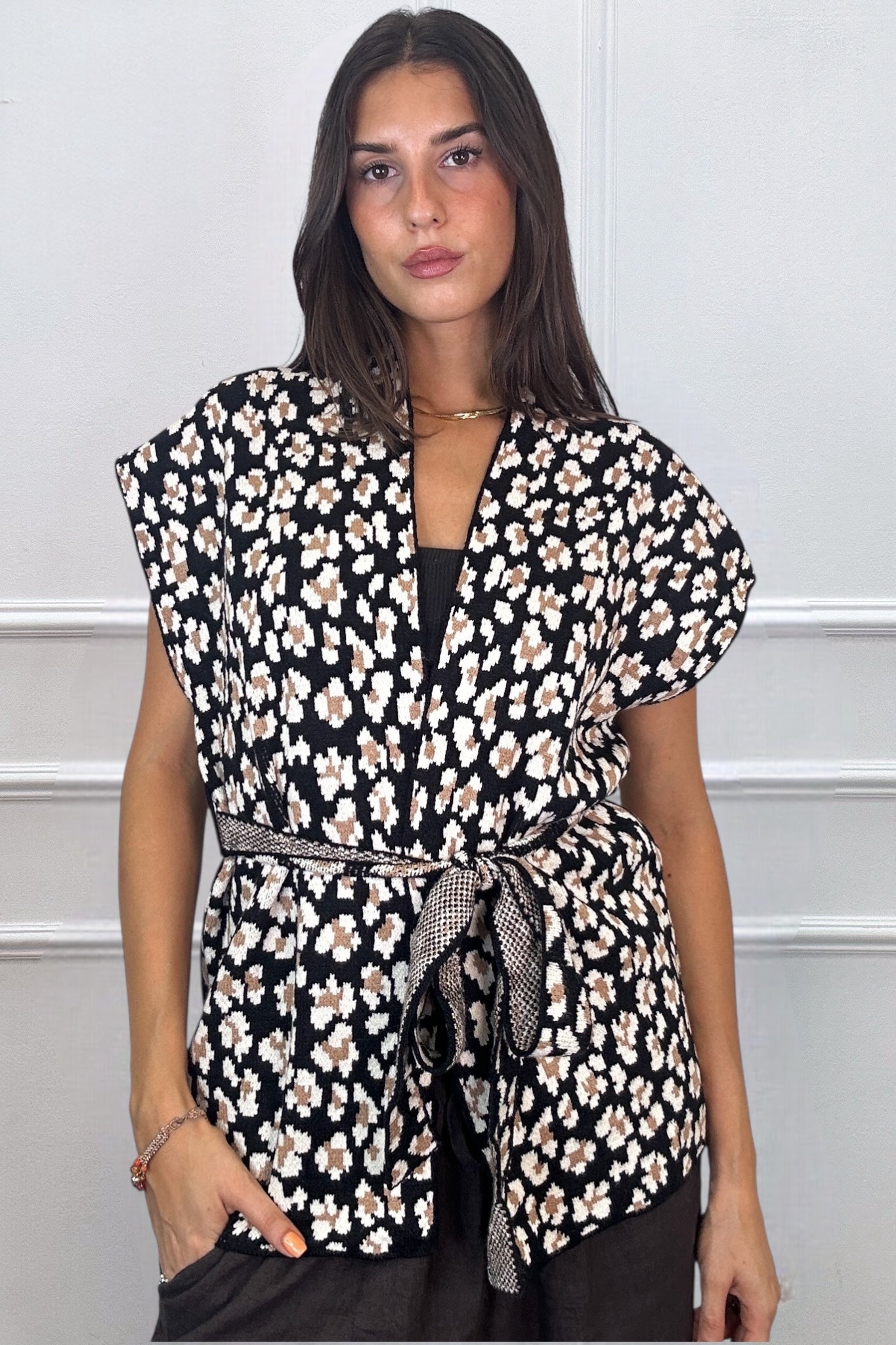 LEOPARD PRINT CHIC GILET