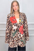 LEOPARD PRINT FASHION BLAZER
