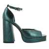 EMERALD CONFLY HIGH HEELS