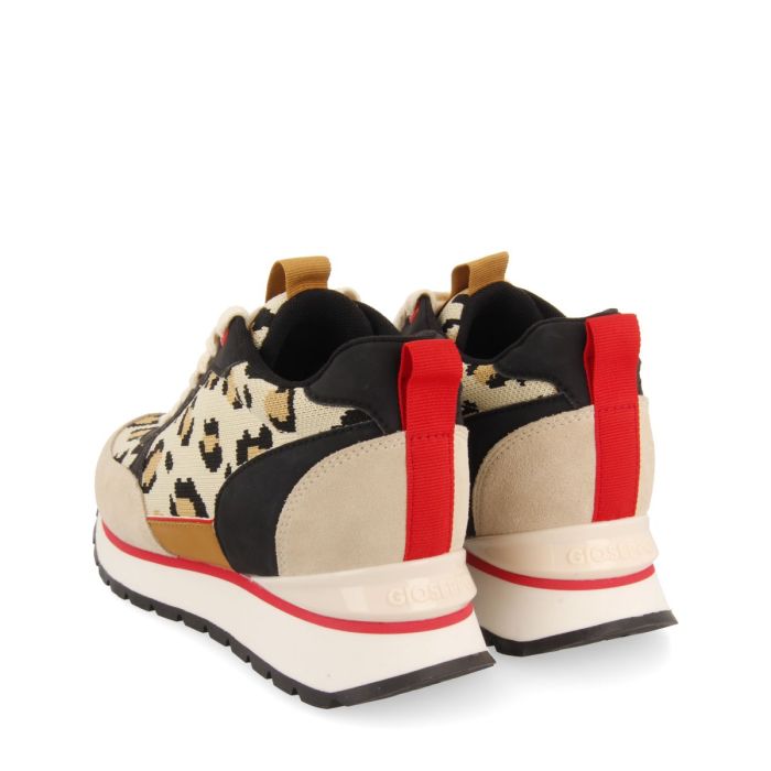 LEOPARD-PRINT WEDGE SUPER CONFY SNEAKERS