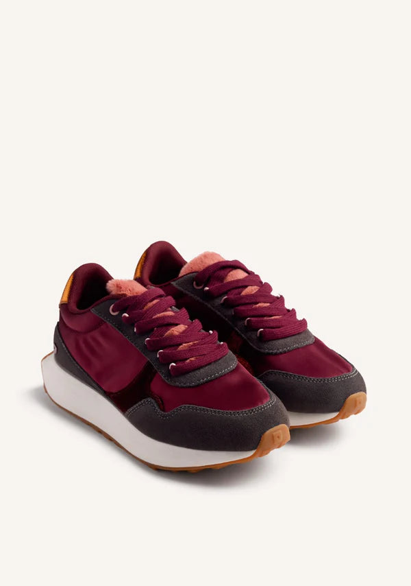 WINE RED FASHION SNEAKERS
