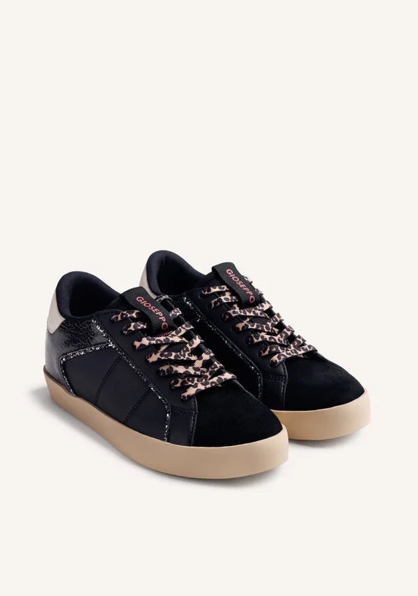 BLACK ULTRA CONFY HIDDEN WEDGE SNEAKERS