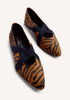 BROWN ANIMAL PRINT CHIC BALLET FLATS