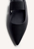 BLACK ULTRA SEXY OPENING BALLET FLATS