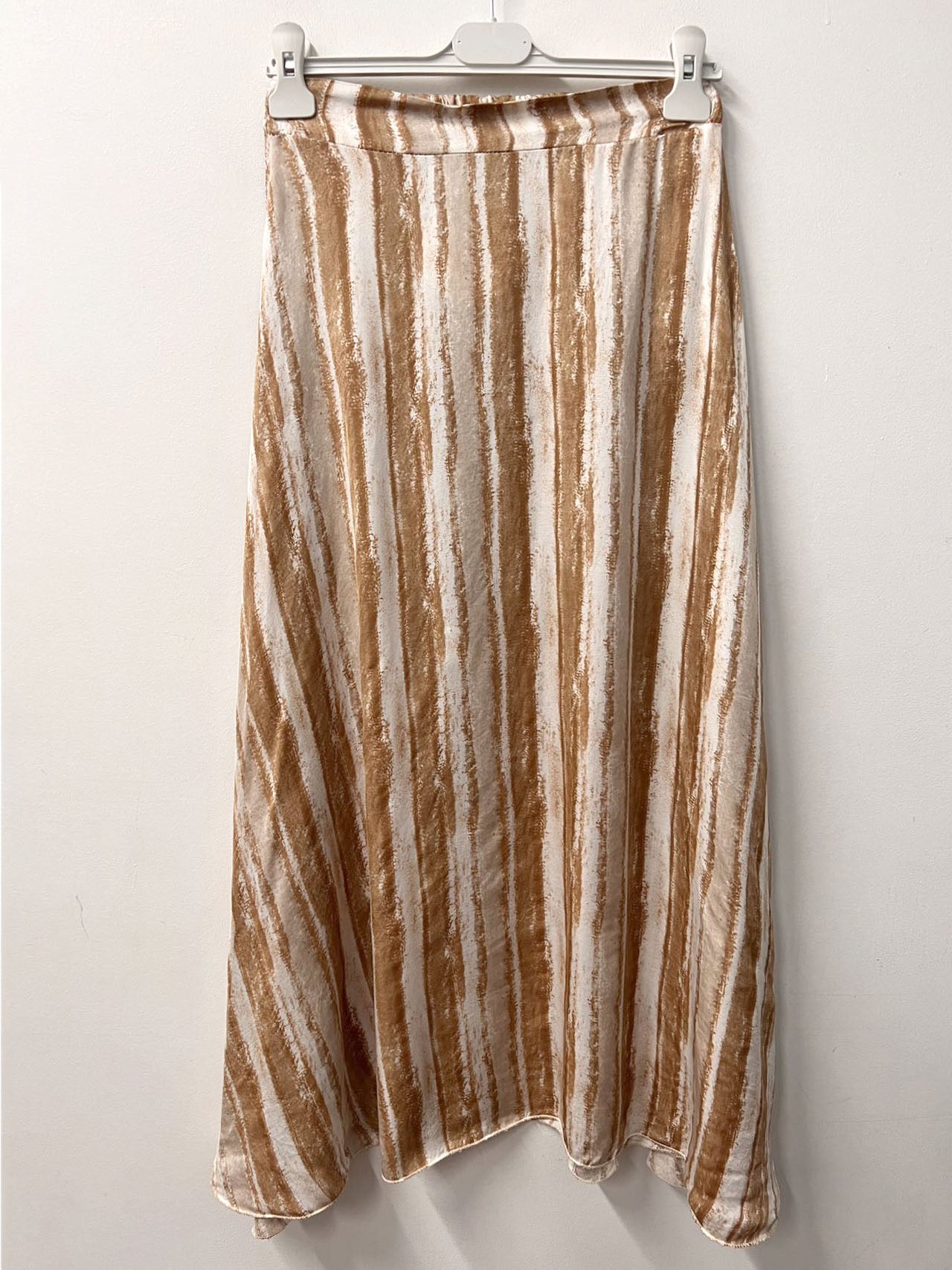 ART PRINT SILK TOUCH FLARED SKIRT