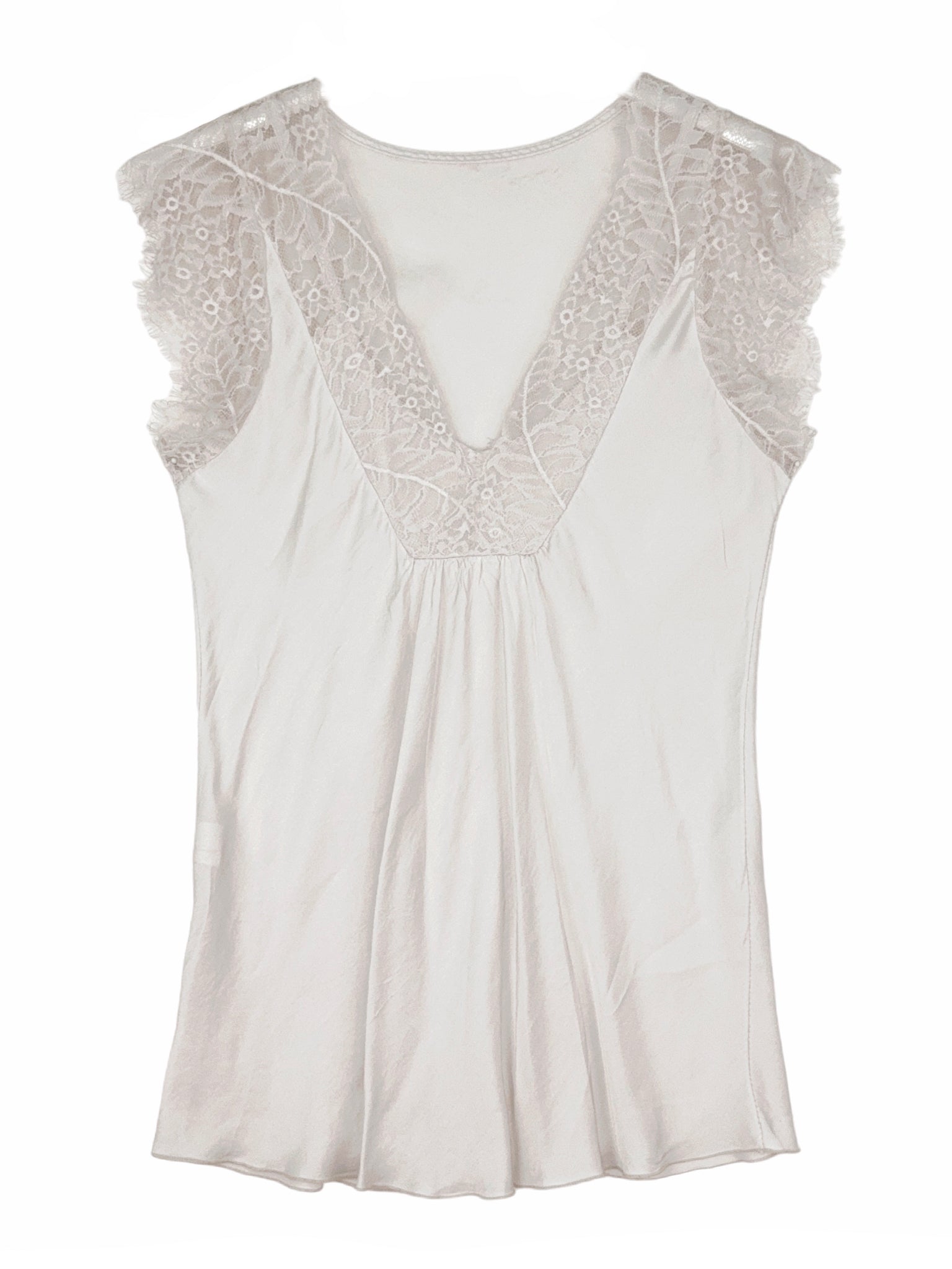 LACE SLEEVES SILK TOUCH LINGERIE