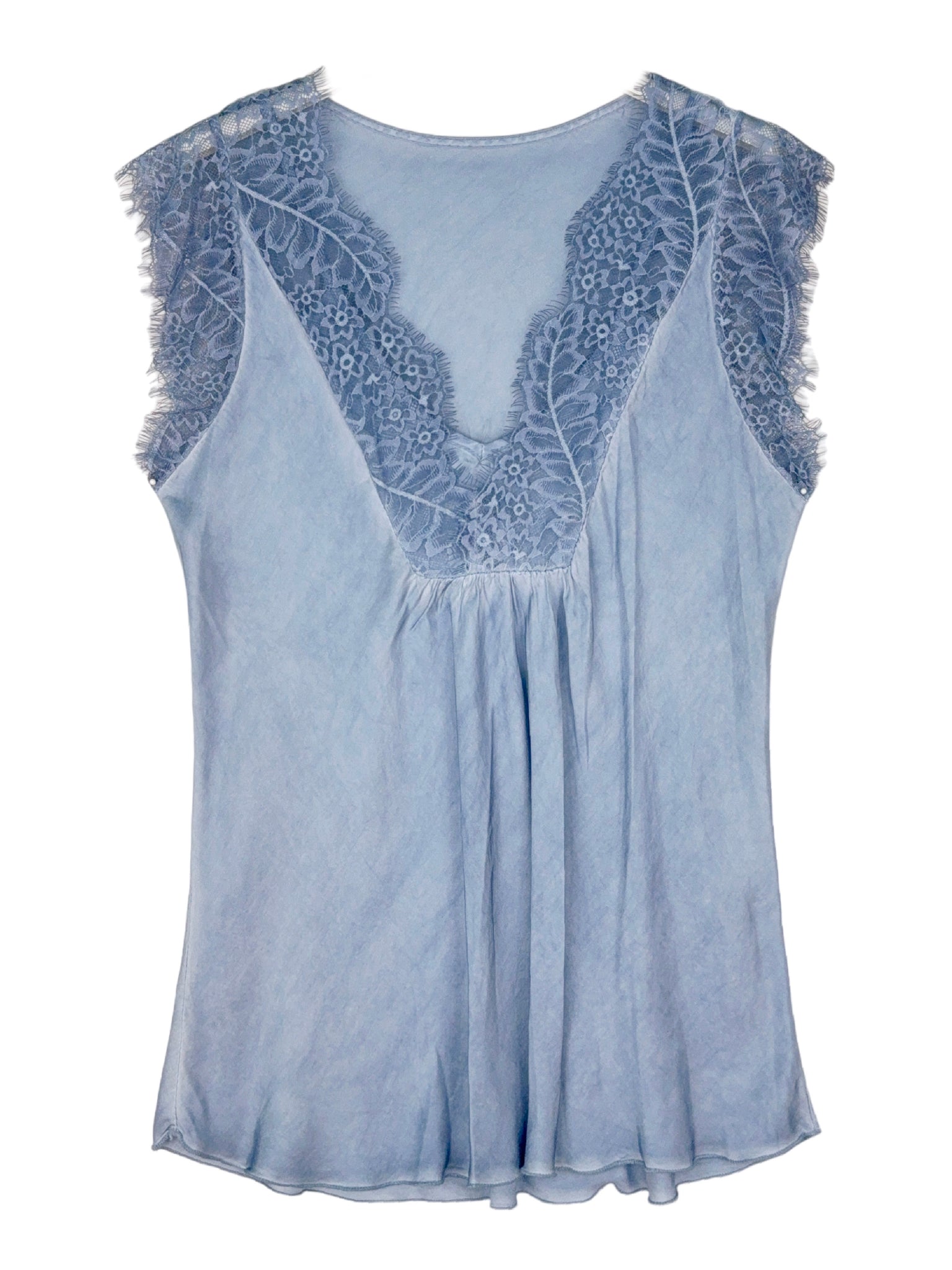 LACE SLEEVES SILK TOUCH LINGERIE