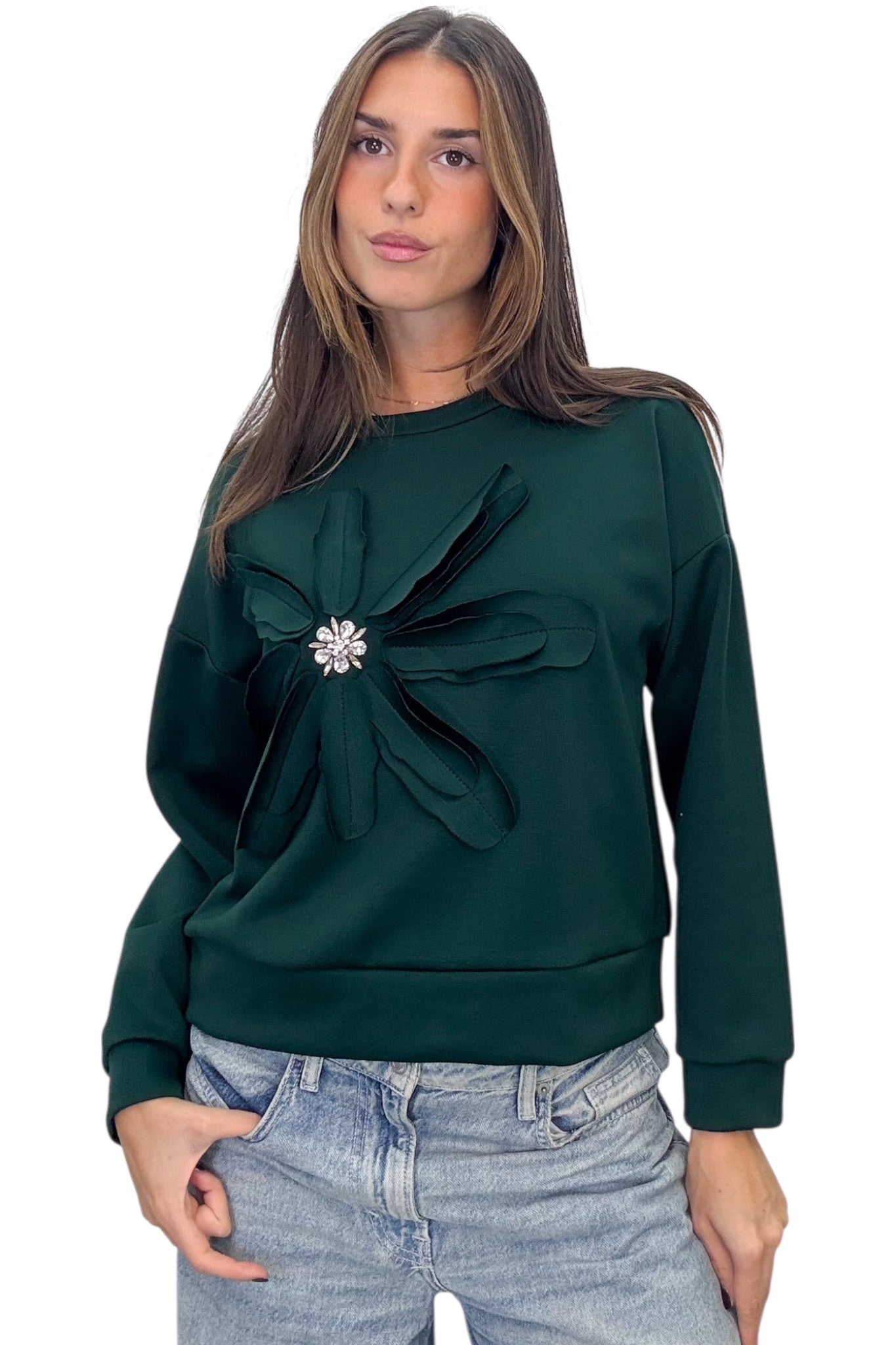 3D FLOWER BLOUSE