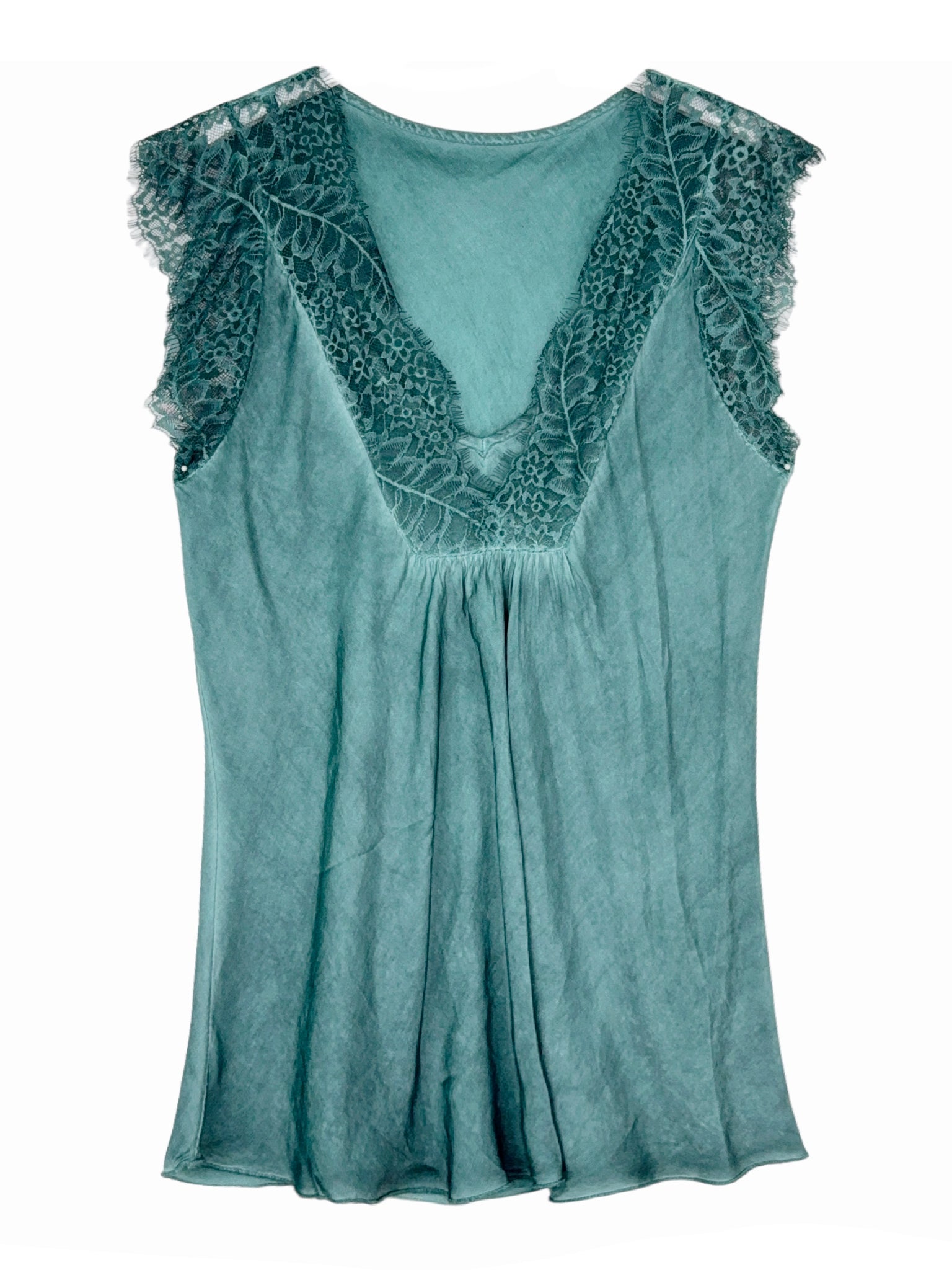 LACE SLEEVES SILK TOUCH LINGERIE