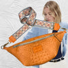 XL APEROL 3D LEATHER BAG.GOLD METALS