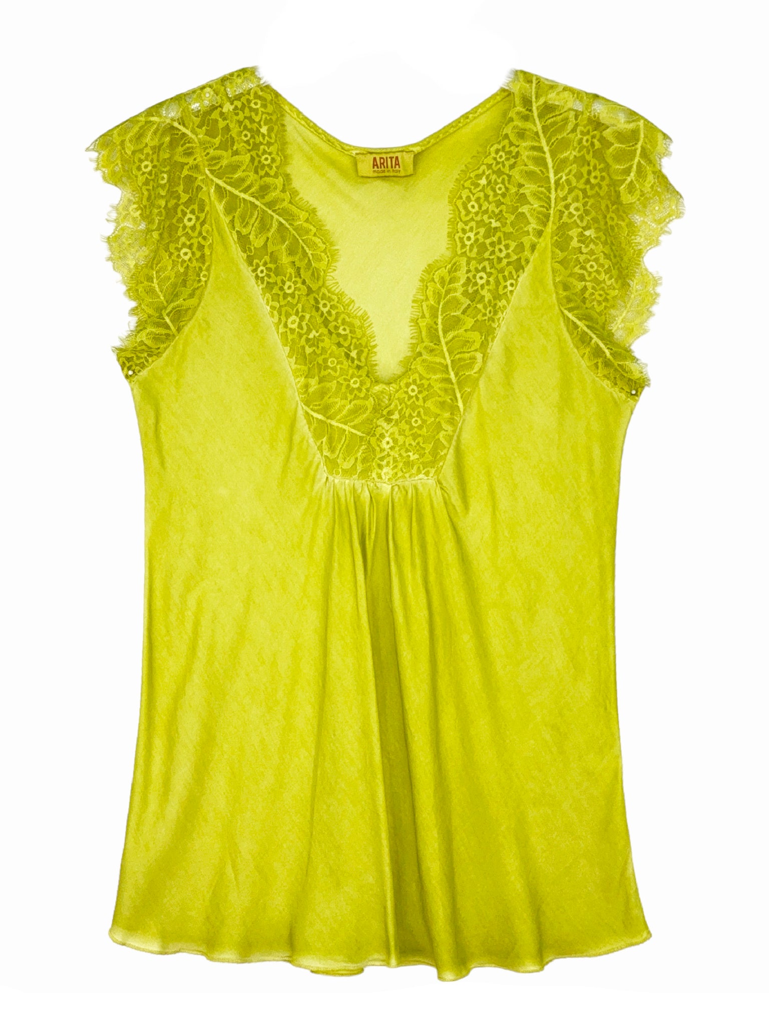 LACE SLEEVES SILK TOUCH LINGERIE