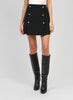 BLACK SHORT CHIC SKIRT