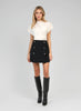BLACK SHORT CHIC SKIRT