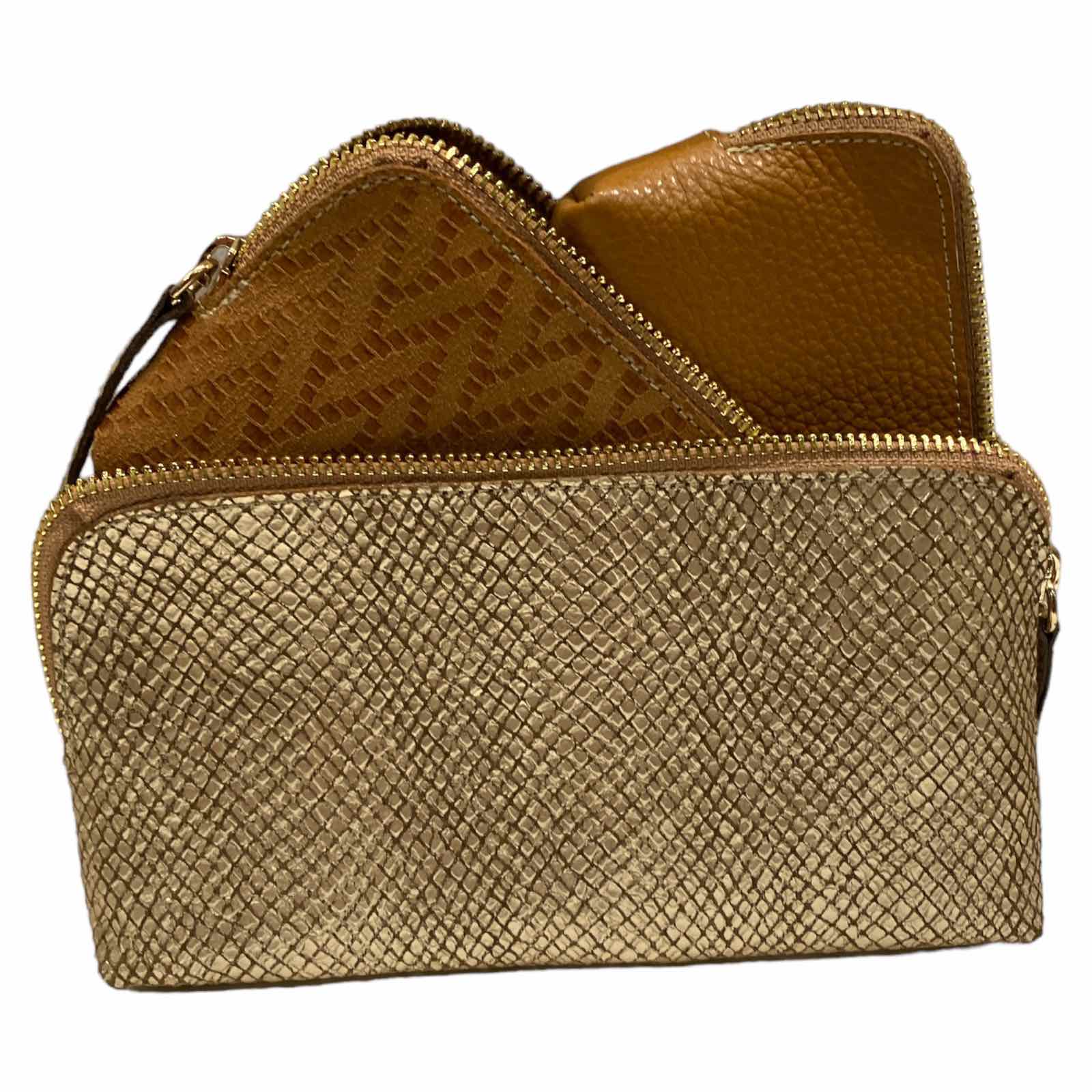 Carouzou box trio set gold and taba