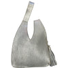 Monica Large. Silver evening bag