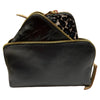 Carouzou box trio black and leo-print calf-hair