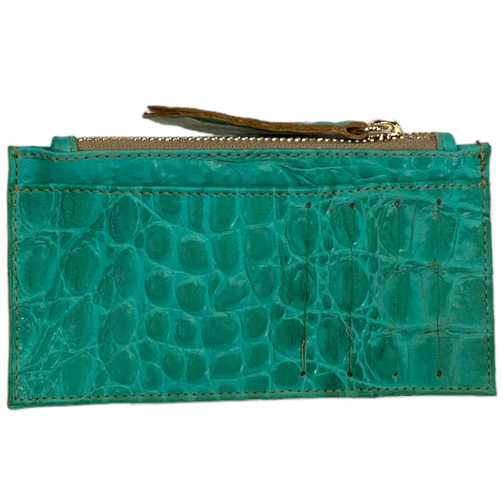 Carouzou leather flat unisex wallet