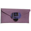 Carouzou porpi L. Lilac leather clutch
