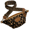 TABA LEO-PRINT FUR LEATHER REGULAR BELTBAG