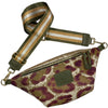 REGULAR.ART MAGENTA ANIMAL-PRINT LEATHER BELT BAG