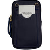Dark blue mobile leather case