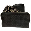 Carouzou box trio set black and leo-print calf-hair