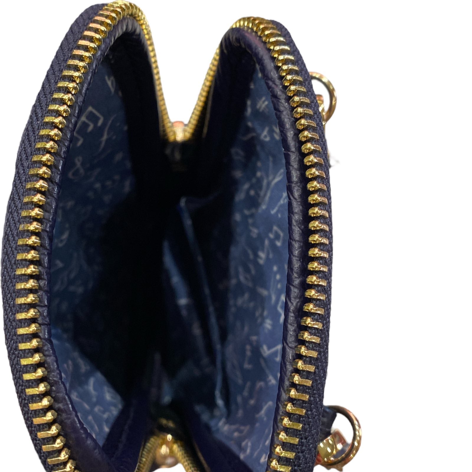 Dark blue anaconda-print mobile leather case