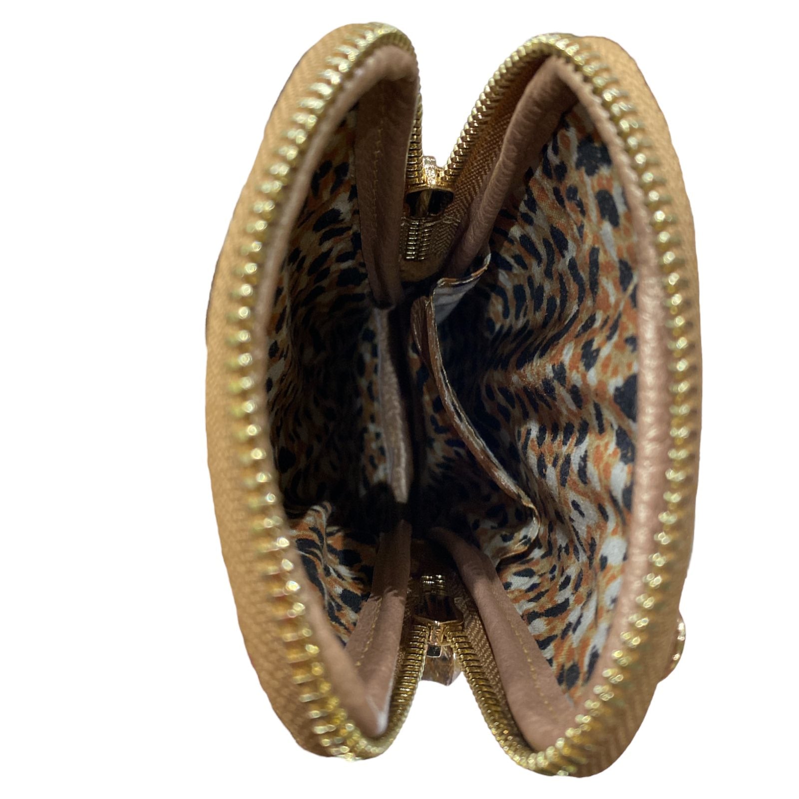 Gold mobile leather case