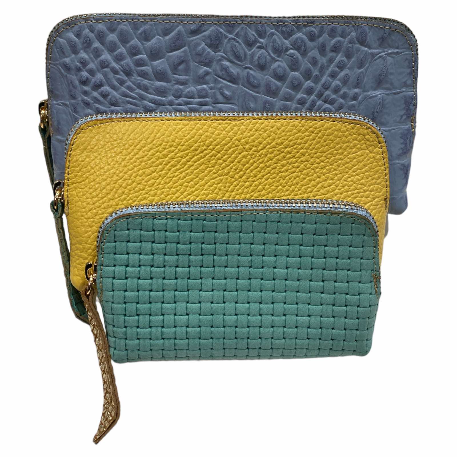 Carouzou box trio set raf blue, yellow and turquoise