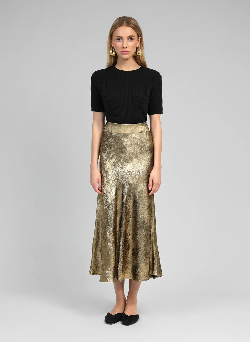 GOLD BRONZE CHIC SKIRT