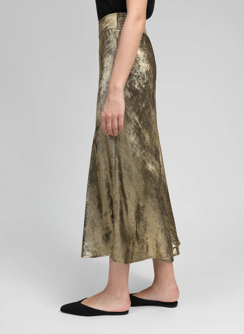 GOLD BRONZE CHIC SKIRT