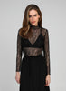 BLACK CHIC LACE TOP