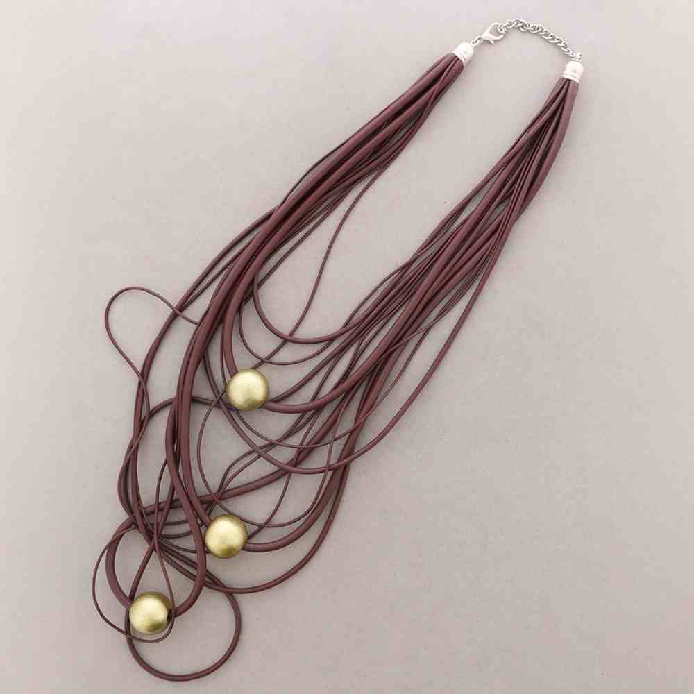 CHIC ASYMMETRIC NECKLACE IN DIFFERENT COLORS
