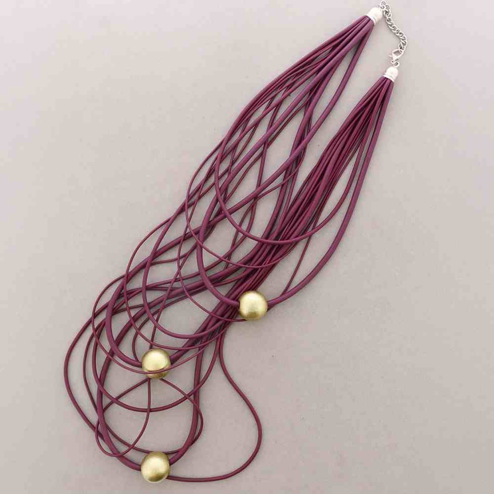 CHIC ASYMMETRIC NECKLACE IN DIFFERENT COLORS