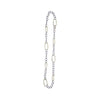 GOLD AND SILVER CHIC SFYRILATO LONG NECKLACE
