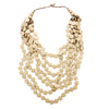 GOLD MATTE ASYMMETRIC NECKLACE