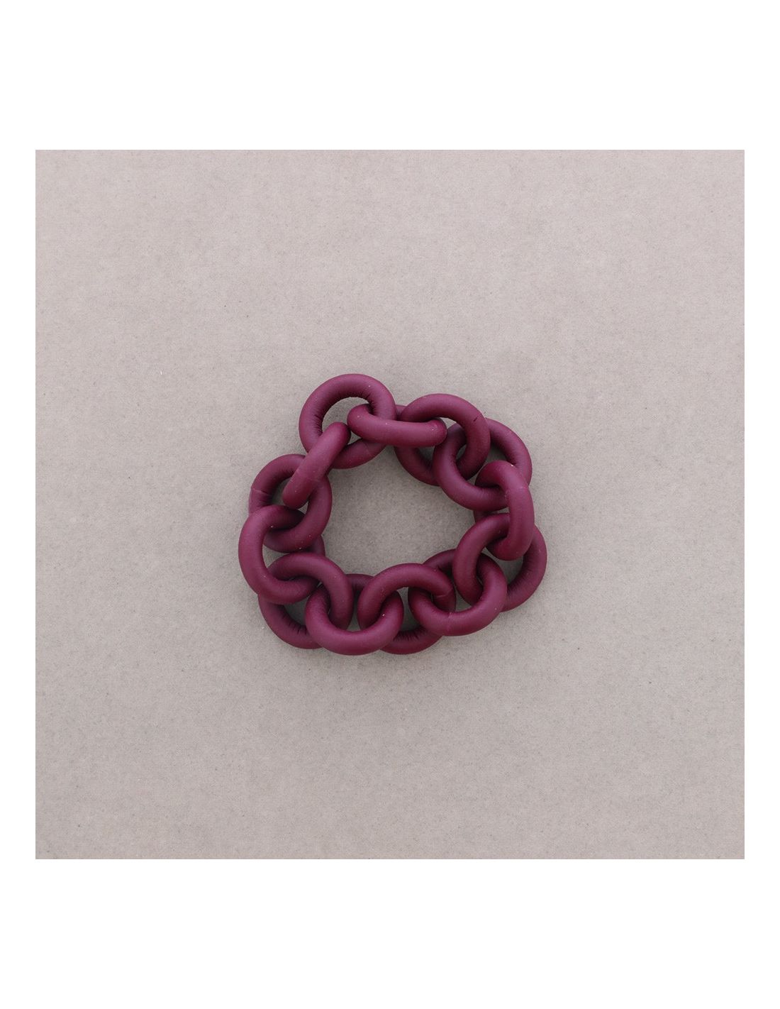 ART RUBBER CHAIN BRACELET