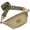 XL. BEIGE 3D STATEMENT BELT BAG