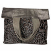 JOANNA. ART GREY LEO-PRINT LEATHER 1 AND ONLY BAG