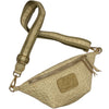 MINI. BEIGE 3D LEATHER BELT BAG