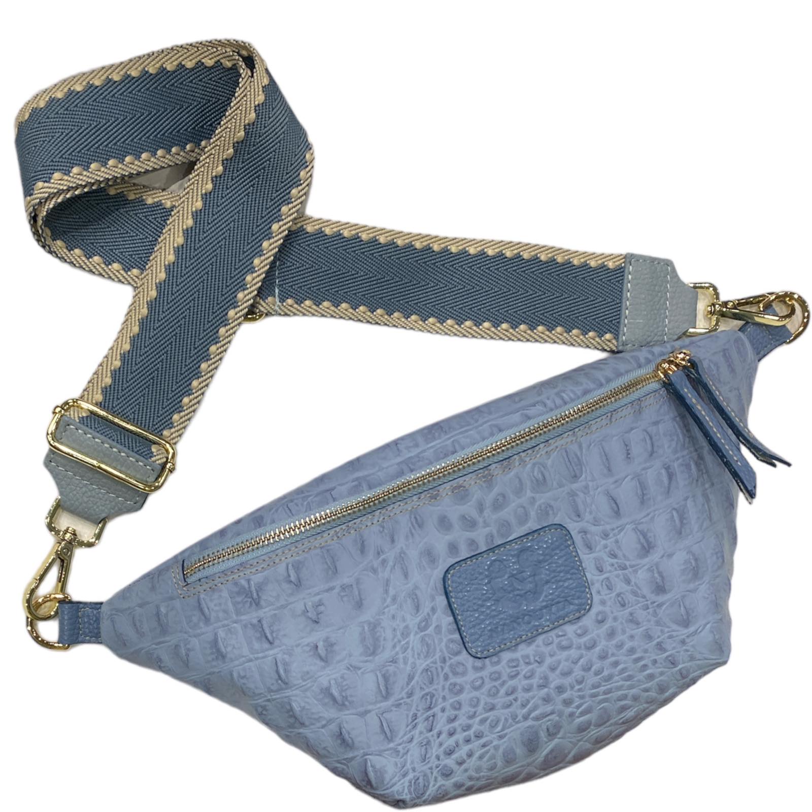 REGURAL.RAF 3D LEATHER BELT BAG