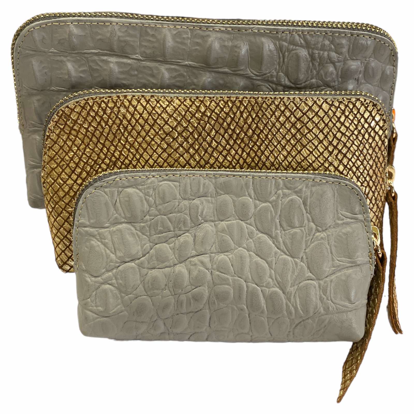 CAROUZOU BOX TRIO GREY AND GOLD SET