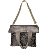 JOANNA. ART GREY LEO-PRINT LEATHER 1 AND ONLY BAG