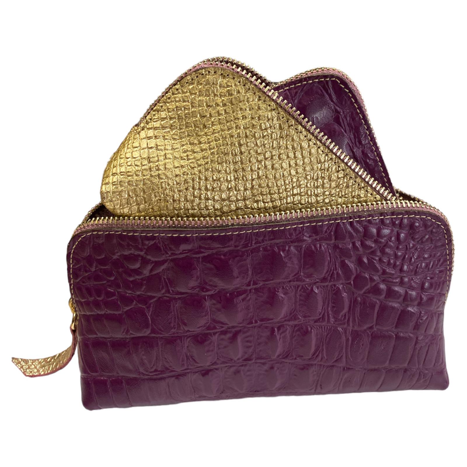 CAROUZOU BOX TRIO MAGENTA AND LEO-PRINT SET