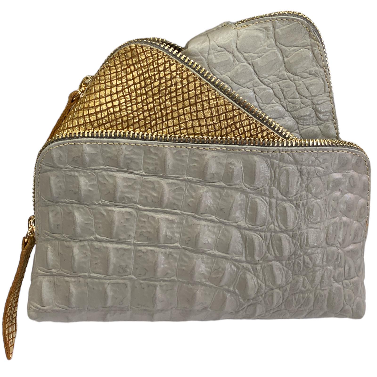 CAROUZOU BOX TRIO GREY AND GOLD SET