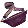 XL MAGENTA 3D FLASH STATEMENT BELT BAG