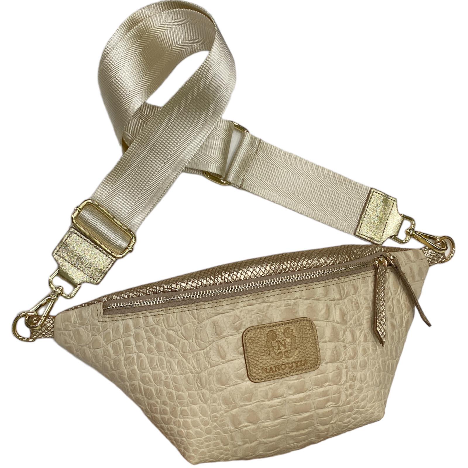 VANIGLIA 3D LEATHER REGURAL BELT BAG