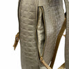 SCOPELOS. GREY 3D LEATHER ART BACKPACK