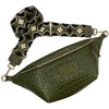 XL OLIVE GREEN 3D STATEMENT BELT BAG